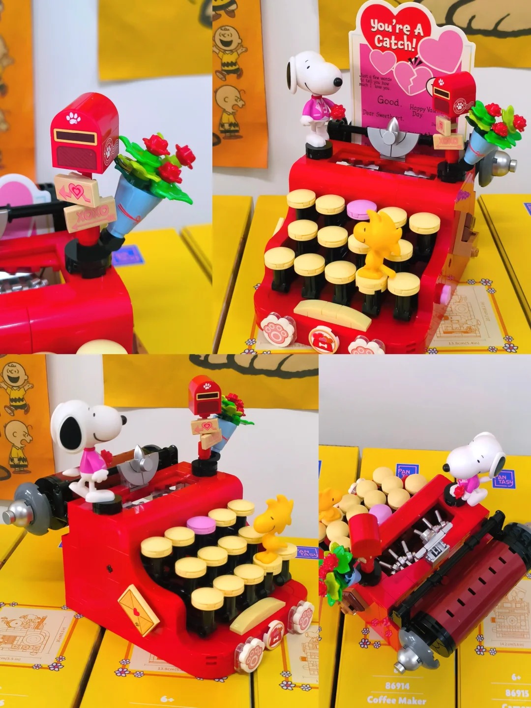 Pantasy has launched a new Snoopy building block set! 