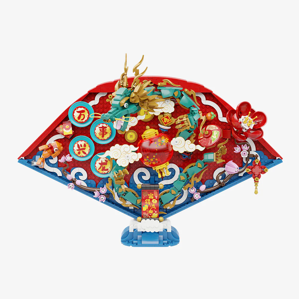 Pantasy Dragon Lunar New Year Fan